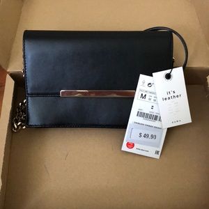 NEVER USED BLACK ZARA PURSE